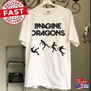 Imagine Dragons On Top Of The World  T Shirt Mercury Concert Tour  Tee